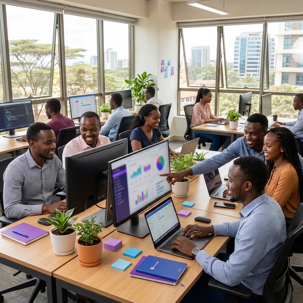 Quebase Tech team at work